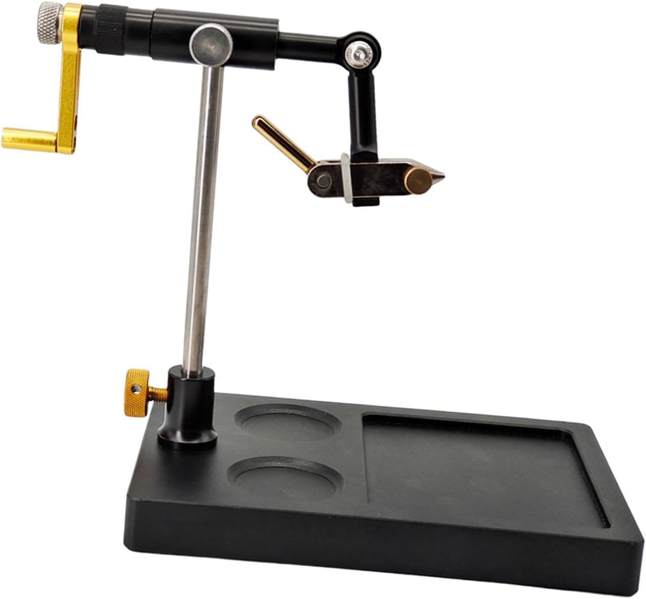 Qianly Fly Tying Vise Fishing Fly Tying Tool Fishing Accessory Sturdy Easy to Use Practical Tabletop Lure Making Accessories