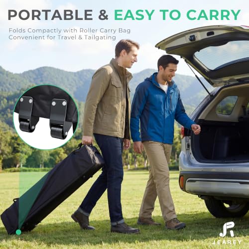 Image of JEAREY 10x10 Pop Up Canopy Tent, Easy Up Outdoor Market Canopy, Navy-Blue