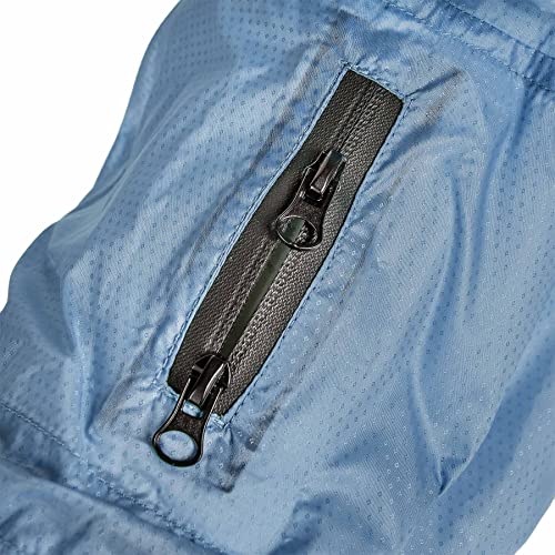 Dog Helios Torrential Shield Waterproof And Adjustable Full Body Dog Raincoat, Xl, Blue #TOP5