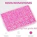 31000Pcs Hot Pink AB Rhinestones for Bedazzling, Bedazzler Kit with Flatback Rhinestones for Clothes Crafting Crafts Nails, 2,3,4,5,6mm Flat Back Resin Crystal Bedazzling Kit with B 7000 Glue Clear