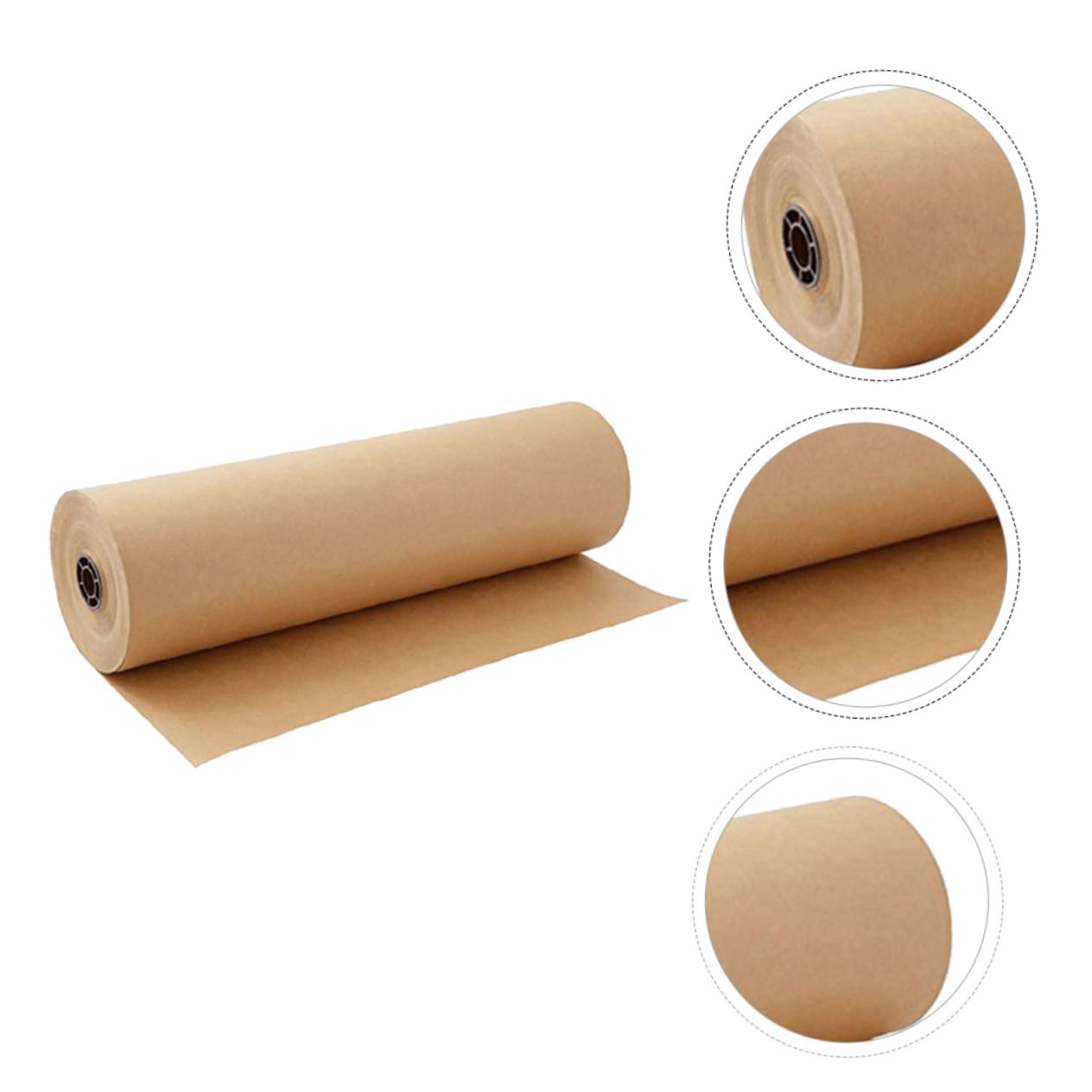 Rouleau de Papier Kraft Brun pour Emballage, Lot de 2 Rouleaux | Usage Polyvalent, Facile à Utiliser, pour Couverture et Usage Personnel, Format Rouleau Pratique
