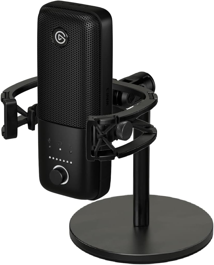 Elgato Wave Shock Mount, Maximum Isolation from Vibration Noise & Elgato Wave:3 - Premium USB Condenser Microphone for Streaming, Podcasting, Recording, Gaming, Home Office and Video Conferencing