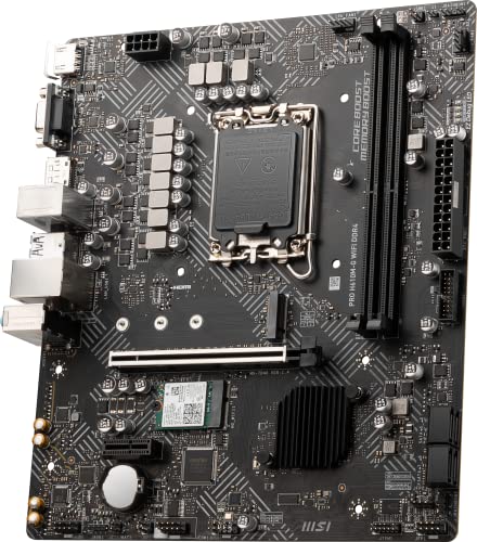 Scheda madre PRO H610M-G WiFi DDR4 ProSeries (mATX, Intel Core di 12a/13a generazione, socket LGA 1700, DDR4, PCIe 4, 2.5G LAN, slot M.2, USB 3.2, Wi-Fi 6) - Scheda madre - Immagine 2