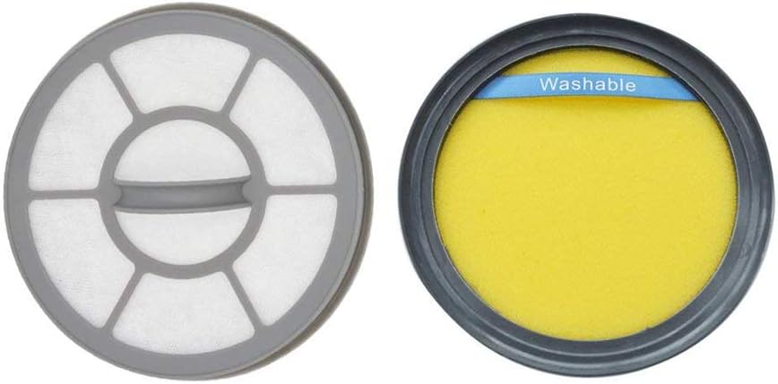 EZ SPARES 2Pcs Replacements for Eureka DCF25 & EF7 Filter Bundle for Fits SuctionSeal, Airspeed for 67600 Replaces Parts 67600 & 68657,Upright Vacuums Attachment Parts