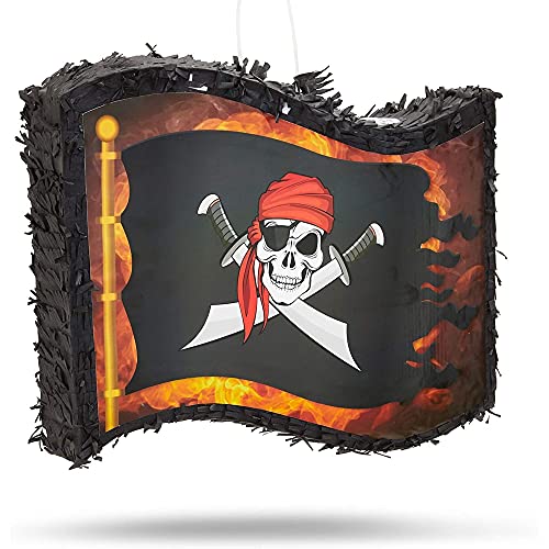 Pirate Flag Pinata for Kid's Birthday Party