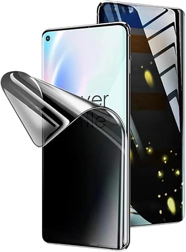 Paquete de 2 protectores de pantalla de hidrogel de privacidad para OnePlus 9 Pro, película protectora de TPU flexible antiespía no vidrio templado