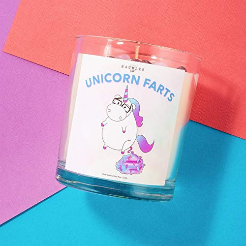 Kate Bissett S Unicorn Farts Candle With Crystal Shart Sprinkles | Cotton Candy Scent thumb #2