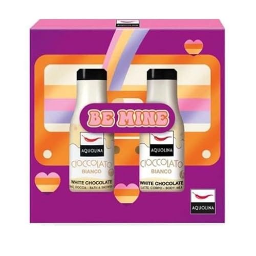 Aquolina Chocolate Blanco Baño Ducha 125ml y Leche Cuerpo 125ml