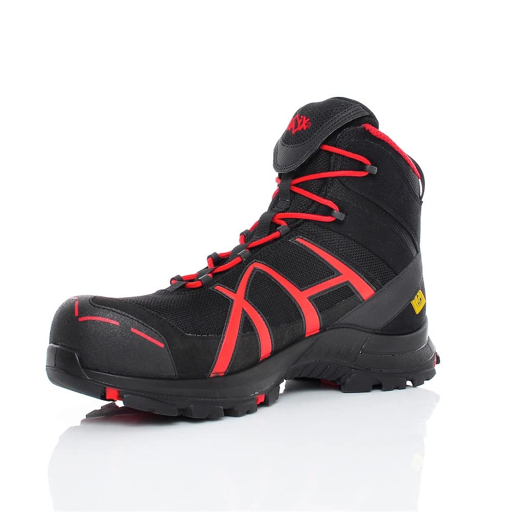 HaixBlack Eagle Safety 40 Mid Black/Orange Light S3-Safety Shoe with Good Protection Function Black, Orange
