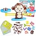BBLIKE Jouet Mathématique, 65 Pièces Cartes de Maths de Balance de Singe Bloc Numérique Jouets Éducatifs Jeux Mathématiques Cadeau pour Les Garçons et Les Filles 5 Ans et Plus