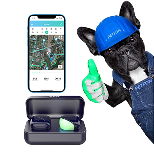 PETFON Pet Dog GPS Tracker, No Monthly Fee, Real-Time Tracking ...