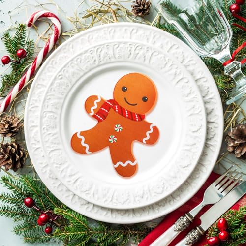 Servilletas de Navidad desechables de papel absorbente para mesa de invitados de Año Nuevo 5
