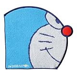 丸眞 ミニタオル ドラえもん ハンドタオル ハンカチ キャラクター 綿 吸水 プレゼント ギフト 誕生日 ダイカット サイドフェイス 2805011500