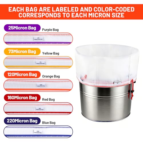 5-Pack Reusable Mesh Filter Bags