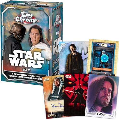 2025 Topps Chrome Star Wars – Factory Sealed – Value Box