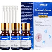 Fast-Acting Wart Remover Liquid for Feet - Maximum Strength Plantar Wart, Corn & Callus Remover, Invisible Skin Tag Removal Kit for Hands & Toes 10ml, Men/Women 3