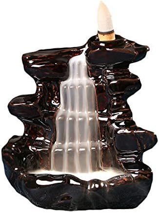 censer Ceramics Incense Burners Mountain Waterfall backflow Incense Burner Home Decor