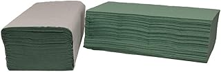 2WORK 2W70105" HIG136 I-Fold - Toalla de mano (242 x 222 mm, 3600 unidades), color verde