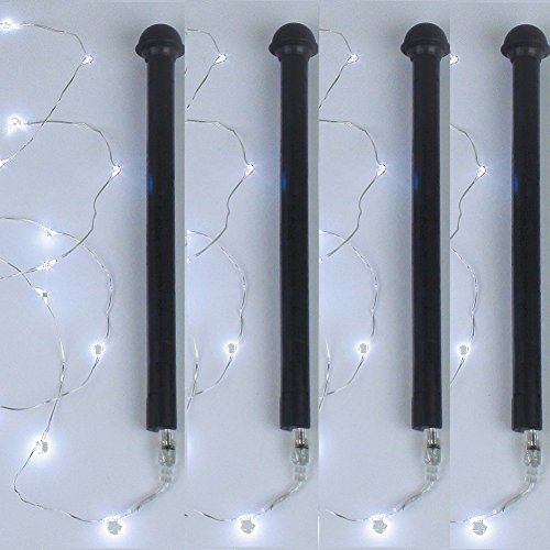 FORTUNE PRODUCTS INC Light My Bottle Mini String Lighting Accessory Stick, Bright White (4 Pack)