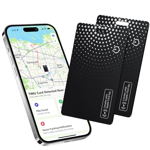 2-Pack Air, iPhone Card, Wireless Charging, for Bags, Keys, Passport