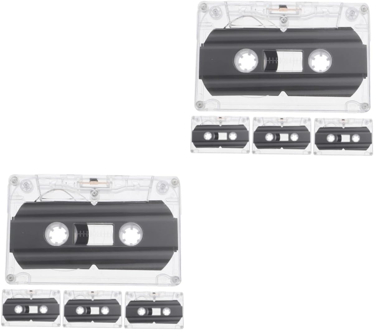 Generic 20pcs DIY Blank Audio Cassette Tapes for Creative Greeting Blessing Recordings Durable Material Smooth Surface for Easy Installation for Wall Decoration and Handcraft Projects