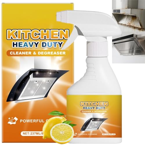 Kitchen Heavy Oil Cleaner,Heavy Duty Degrease Kitchen Cleaner,Multifunctional Powerful Kitchen Foam Cleaner Spray,Multi Surface Cleaner & Degreaser for Oven,Stove,Range Hood,Remove Stains and Dirt