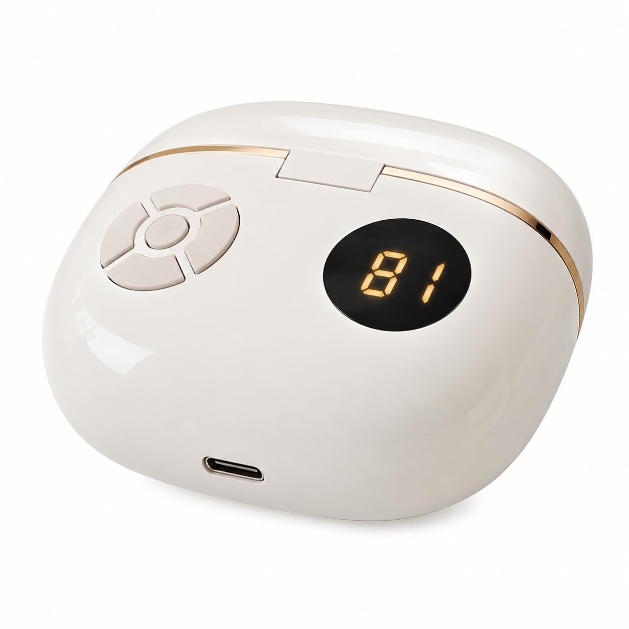 5 Hours Music Playback Fast Charging Wireless Open Ear Bluetooth Earbuds with USB Rechargeable Charging Case-image-37