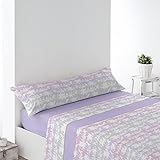 Rufino Díaz Juego Sábanas Pirineo Neila Invierno 3 Piezas (Malva 38-90 cm) - Taco Extra Suave - para una sensación acogedora y de Confort