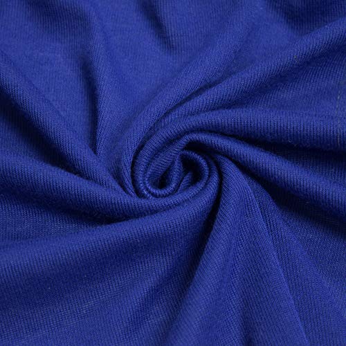 Image of TL Care Supreme Fitted Crib Sheet 28 inch x 52 inch, Enhanced Thickness for Soft, Breathable Neutral 100% Cotton Jersey Comfort, Royal, for Boys and Girls (Pack of 2)