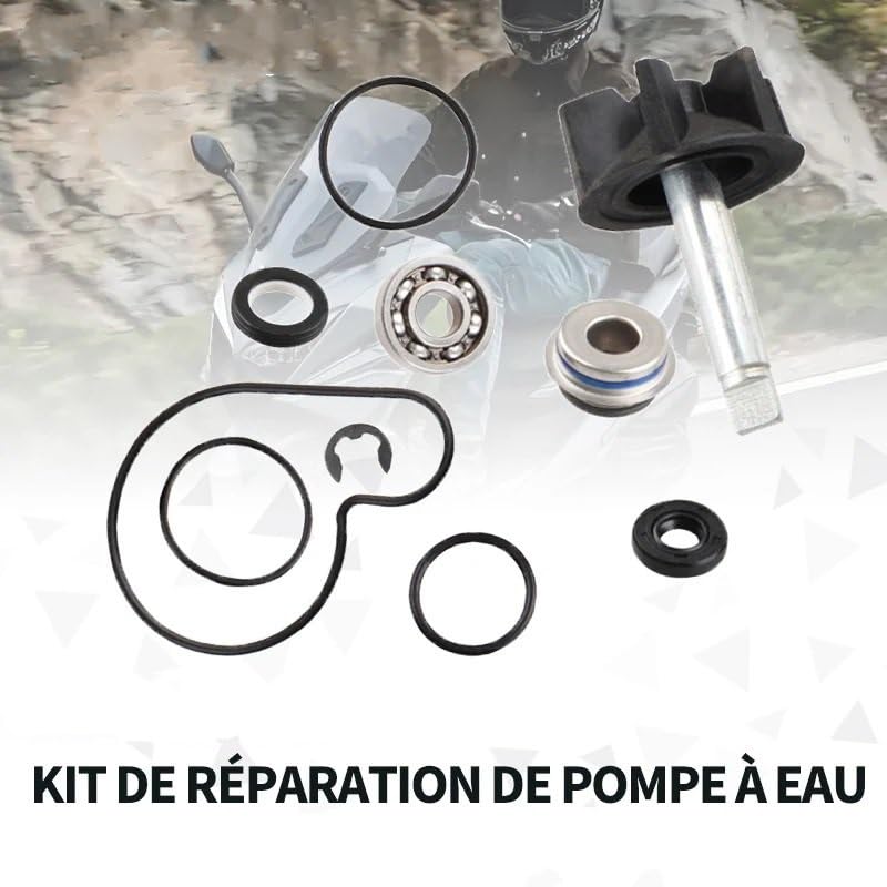 Conjunto de bomba agua para motocicleta Ajuste para Suzuki AN Burgman 250 400 AN400 Epicuro 125 150 UH Burgman 125 150 200 1998-2006 Kit de reparación de bomba de agua