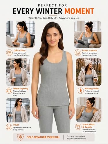 Image of BODYCARE Anti-Bacterial Solid Women's Slim Fit Thermal Top