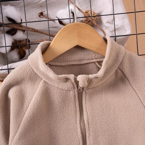 Boys And Girls Polar Fleece Jacket Fall Winter Fuzzy Warm Jackets Outwewear Fall Winter Long Sleeved Coat 1-6 Years4