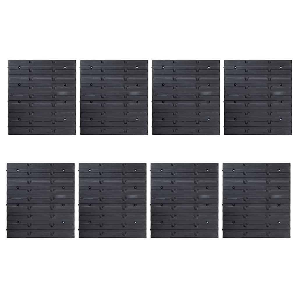Genérico Kit de Cajas de almacenaje 136 pzas Paneles de Pared Rojo/Negro,Bricolaje,Accesorios de Bricolaje,Organización y Almacenamiento de Herramientas,Armarios para herramientas-150815