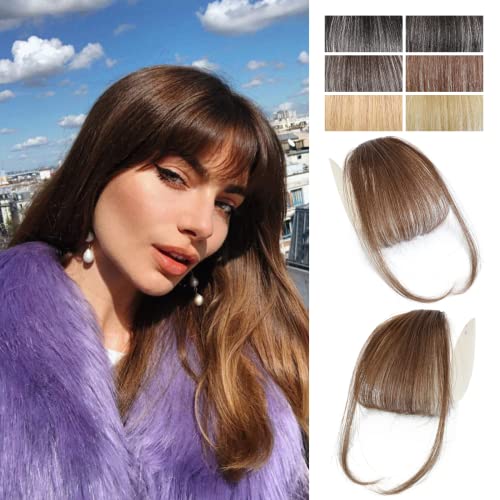 Hair Clip in Bangs - 100% Human Hair Extensions Wispy