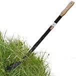 Extra long 800mm grass and brush slasher – steel blade manual cutter for brambles, undergrowth and tough weeds – garden farm landscaping