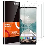 MP-MALL [3-Pack] Screen Protector for Samsung Galaxy S9, [Flexible Film] [Bubble Free] HD Clear with Lifetime Replacement Warranty