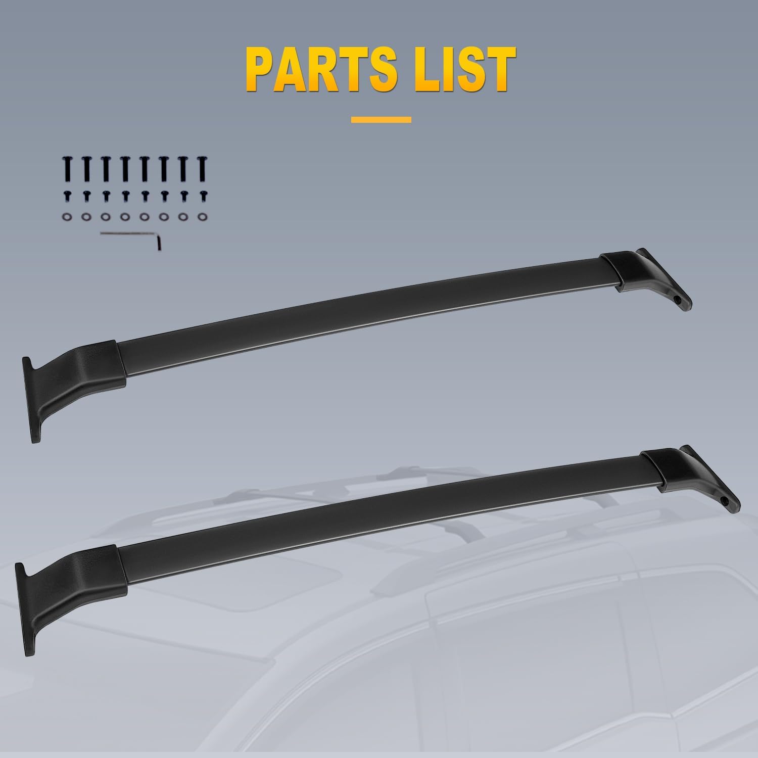 OCPTY Roof Rack Cross Bars Fit for Honda Odyssey 2011 2012 2013 2014 2015 2016 2017 Cargo Bars for Cargo Carrier Bag Luggage Kayak Canoe Bike Snowboard Skiboard,Fits Side Rails Models ONLY