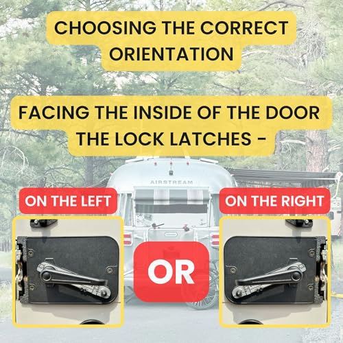 Image of Lock Out Preventer for Airstream Travel Trailer Slide Lock, Compatible with Most Models 2005+ (Latches on Right)