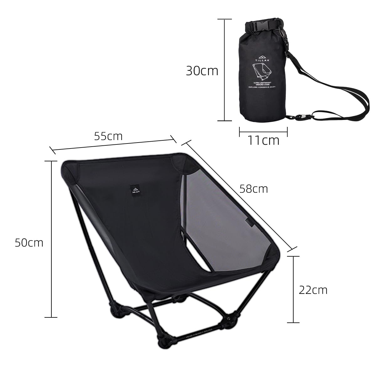  peak アウトドアチェア 黒 座椅子になります　廃盤品で貴重かも peak アウトドアチェア 黒 座椅子になります 廃盤品で貴重かも 楽天