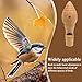 Bird Call, 1.57 Inches Wooden Portable Whistle with Realistic Sound for Hunting Watching, Simulation Decoy Caller Device with Compact Design, Nature Accessories for Enthusiasts Adults Newcomers