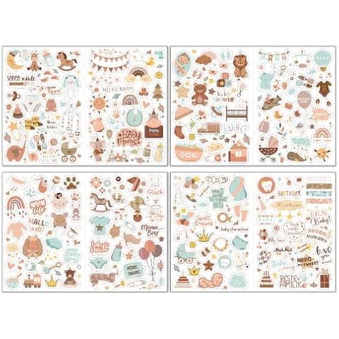 Kit Scrapbooking ZORVUJI 212 Pièces Cover