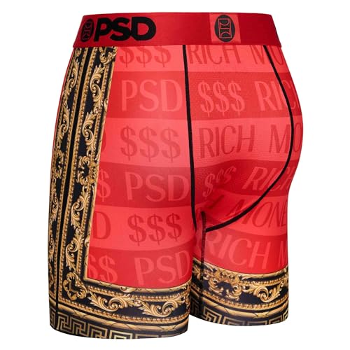 PSD Men's Rich Money Boxer Briefs, Multi, L3