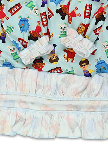 Daniel Tiger's Neighborhood Toddler Girls Granny Gown Nightgown (3T, Blue)4