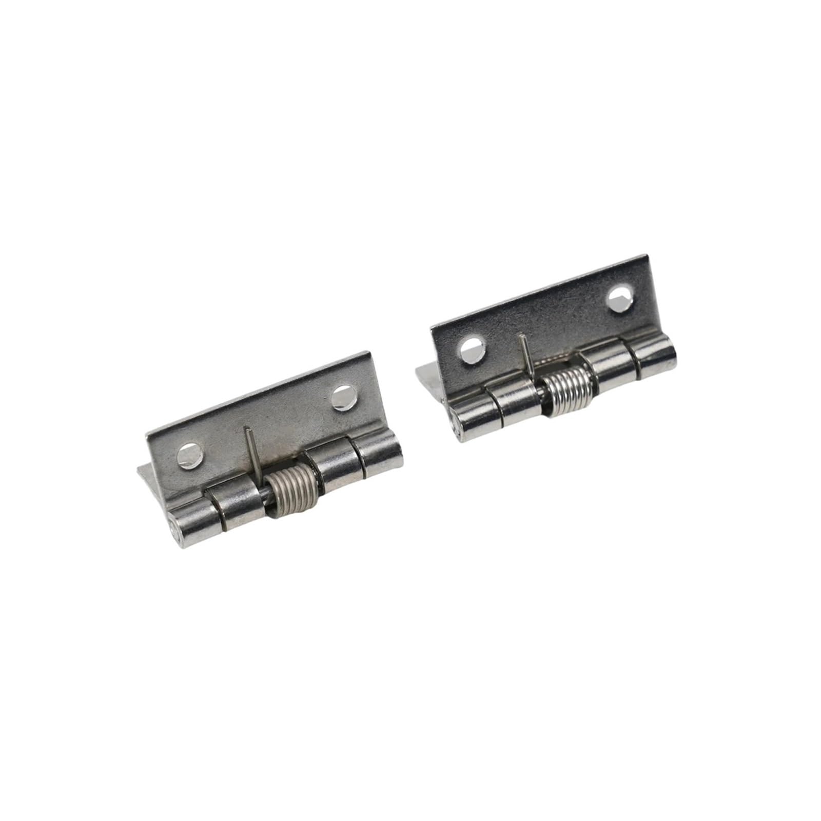 Wsqhao One Color 6Pcs Self Closing Door Hinge Spring Hinges 304 Stainless Steel Furniture Parts For Doors(1 Inch)