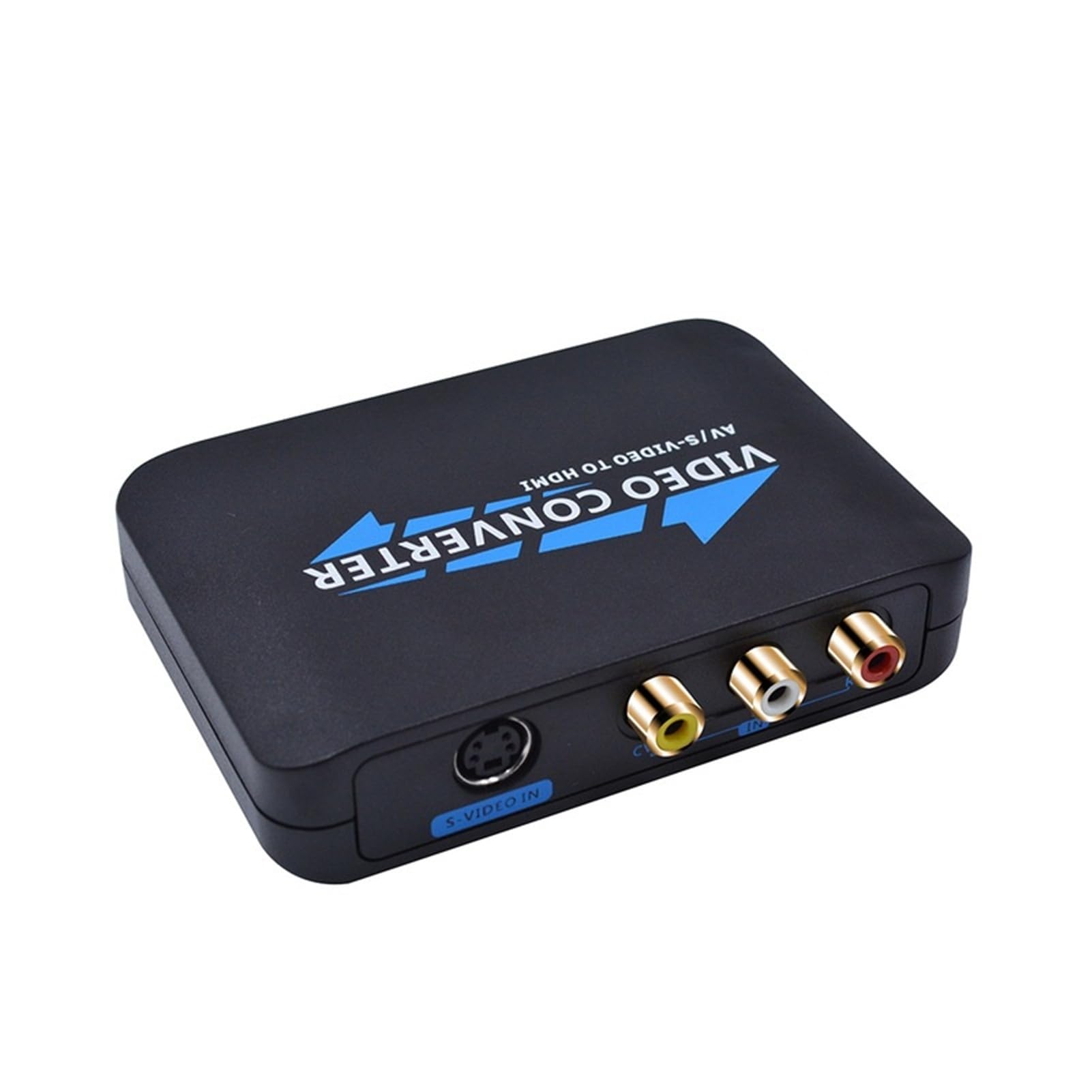 Convertitore Video HD da AV a HDMI/S-Video, convertitore 1080P R/L Canale Sinistro e Destro con Ampia compatibilità, Facile da configurare