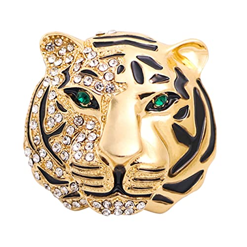 Broche pour vêtement en métal cristal et strass idée cadeau de style vintage