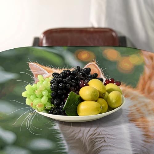 Nappe rectangulaire lavable 140x190 cm antitache pour table propre au quotidien - 6