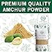 SPICES VILLAGE Dried African Mango Powder [8 oz] - Amchur Powder, Natural Indian Amchoor Spice for Chutneys, Soups, Marinades – Kosher, Vegan, Gluten Free, Non GMO, Resealable Bulk Bag