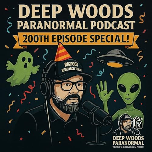 🎙️ Deep Woods Paranormal Podcast &ndash; 200th Episode Special! 👻🛸 Podcast Por  arte de portada