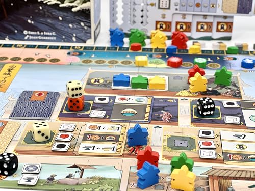 Devir - The White Castle, Strategy Board Game, Eurogame Set in Feudal Japan, Worker Placement & Dice Placement, Ages 12+, 1-4 Players, Multi-Language by Devir - Used condition - Image 7